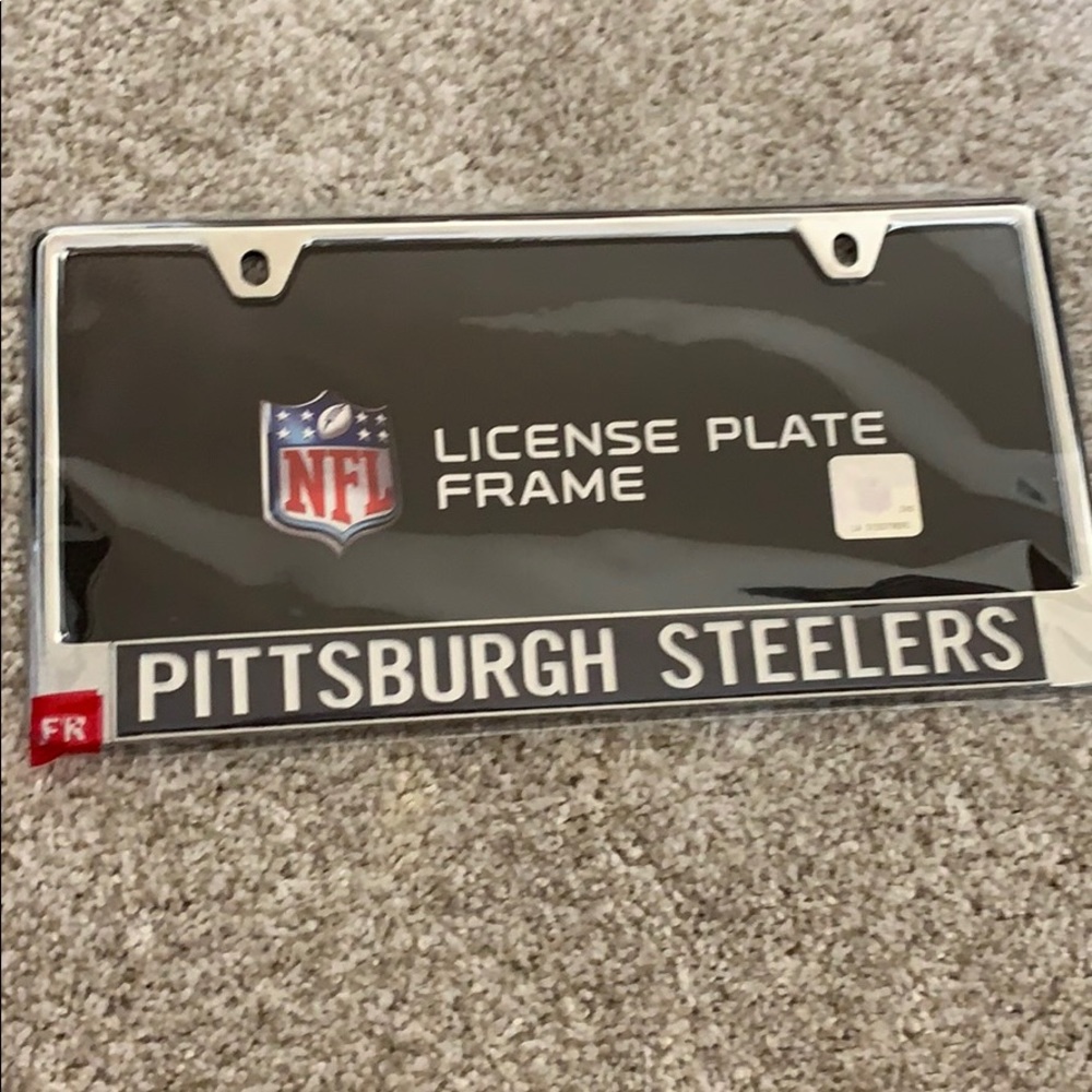 Pittsburg Steelers license plate frame